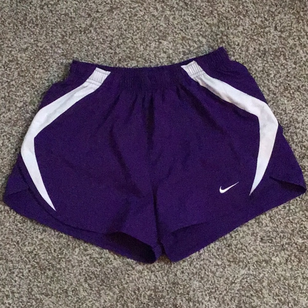 Purple Nike Running Shorts